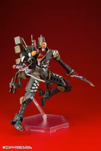 Rebuild of Evangelion Production Model-New 02α (JA-02 Body Assembly Cannibalized) 1/400 Scale Model Kit
