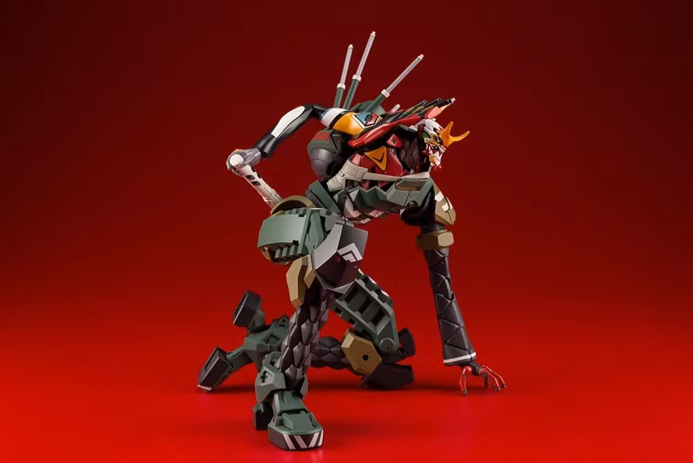 Rebuild of Evangelion Production Model-New 02α (JA-02 Body Assembly Cannibalized) 1/400 Scale Model Kit