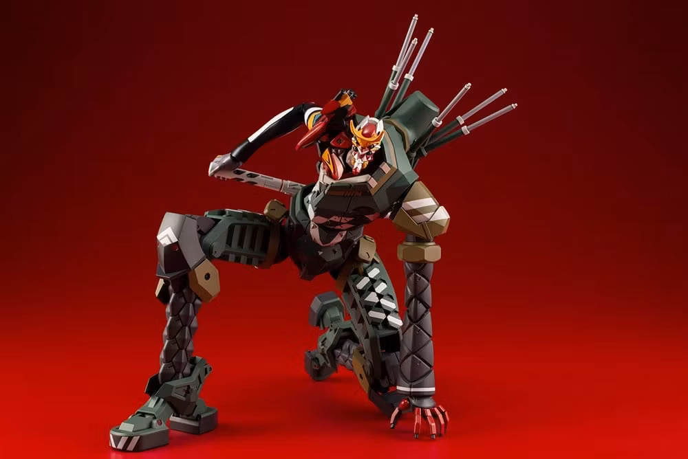 Rebuild of Evangelion Production Model-New 02α (JA-02 Body Assembly Cannibalized) 1/400 Scale Model Kit