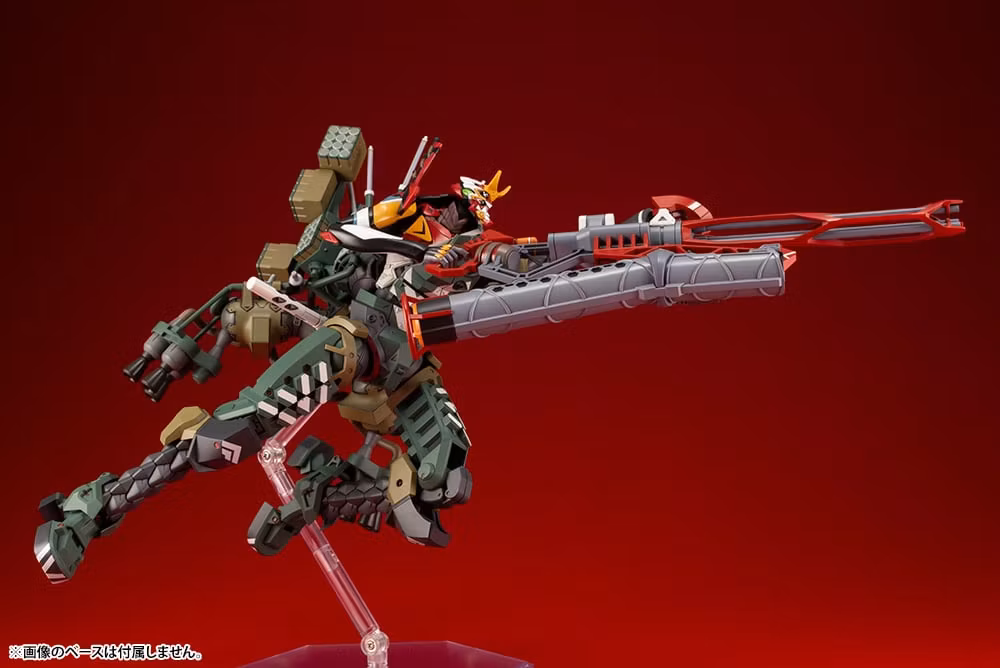 Rebuild of Evangelion Production Model-New 02α (JA-02 Body Assembly Cannibalized) 1/400 Scale Model Kit