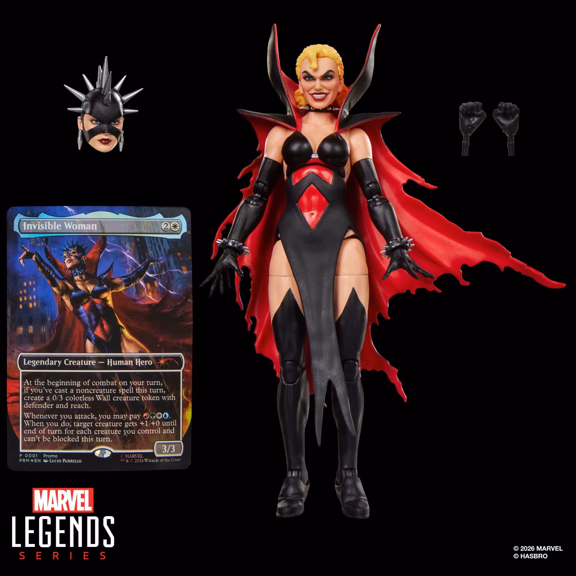 Marvel Legends Malice (Sue Storm) Action Figure with Exclusive Magic: The Gathering Card