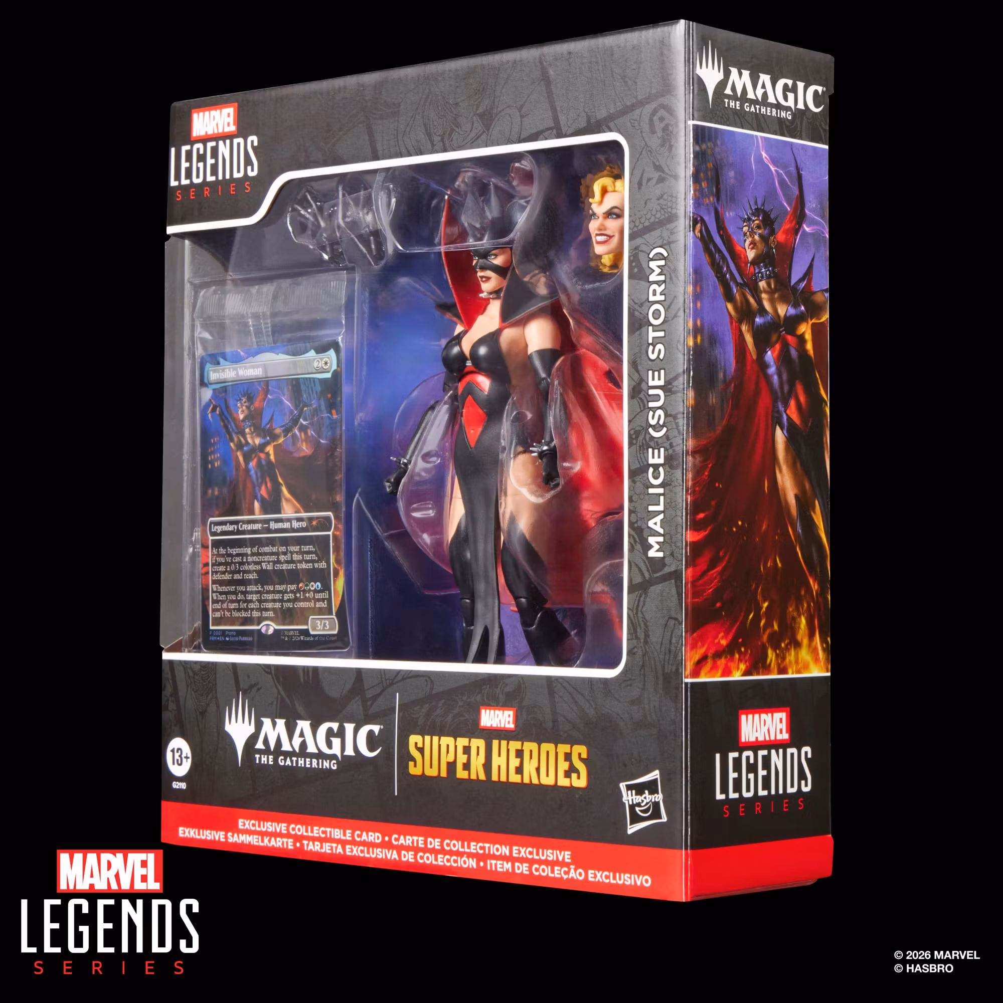 Marvel Legends Malice (Sue Storm) Action Figure with Exclusive Magic: The Gathering Card