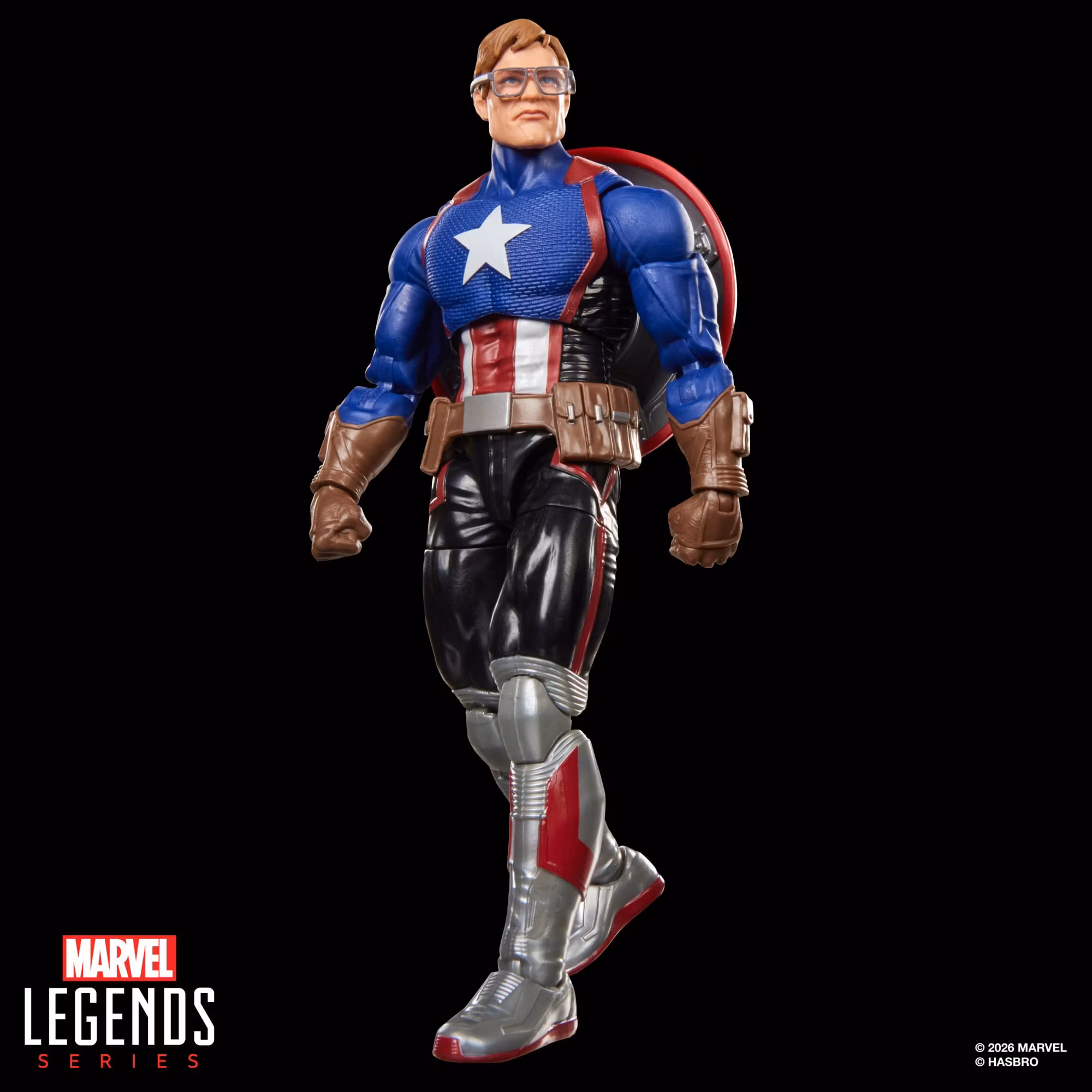 Marvel Legends Captain America Action Figure with Exclusive Magic: The Gathering Card