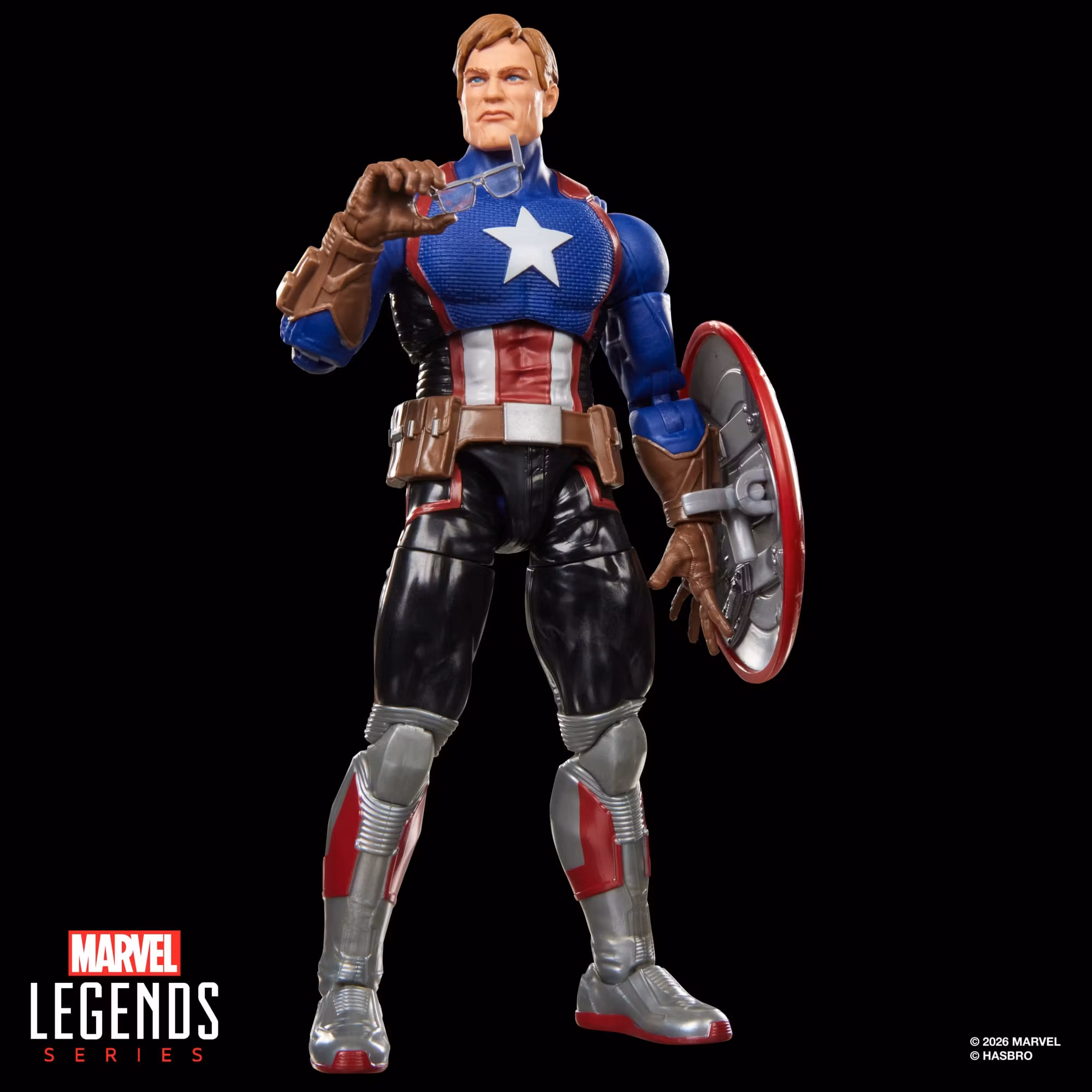 Marvel Legends Captain America Action Figure with Exclusive Magic: The Gathering Card