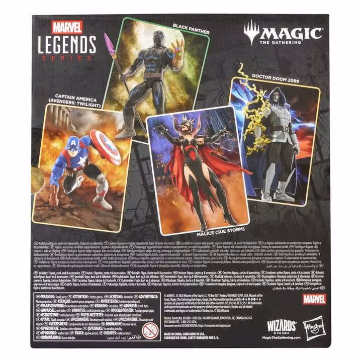 Marvel Legends Black Panther Action Figure with Exclusive Magic: The Gathering Card