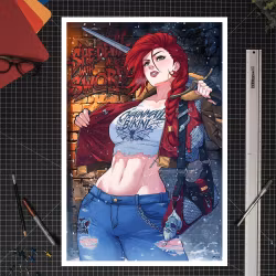 Dynamite Entertainment Fine Art Print Red Sonja