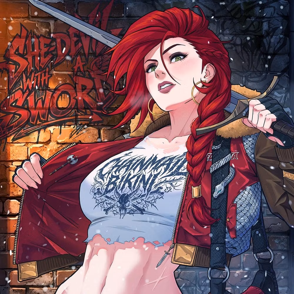 Dynamite Entertainment Fine Art Print Red Sonja