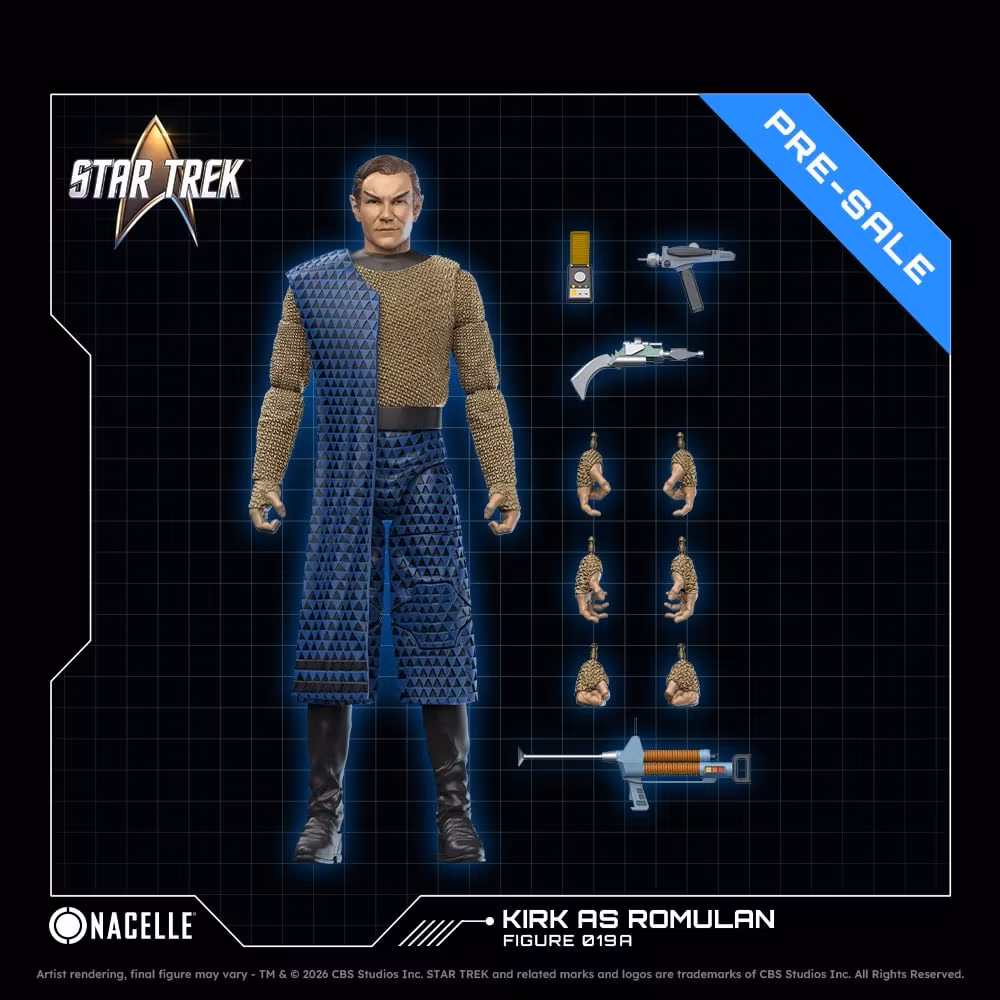 Star Trek: The Original Series Kirk as Romulan (The Enterprise Incident) 1/10 Scale Action Figure