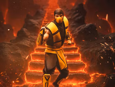 Mortal Kombat Ninjas Collection Scorpion 1/10 Art Scale heo Exclusive Statue