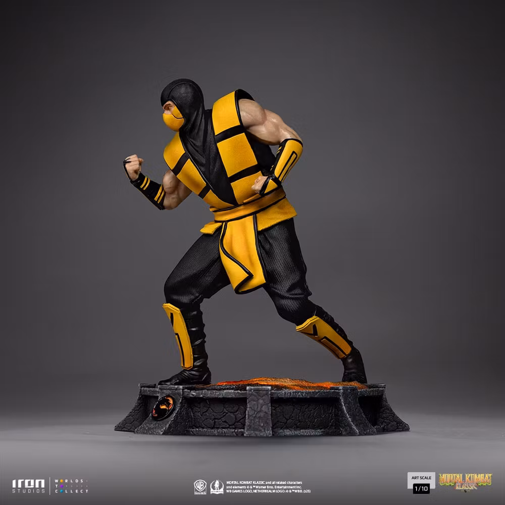Mortal Kombat Ninjas Collection Scorpion 1/10 Art Scale heo Exclusive Statue