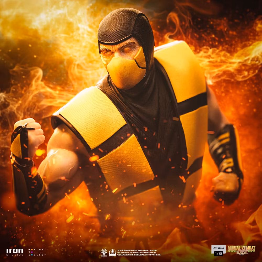 Mortal Kombat Ninjas Collection Scorpion 1/10 Art Scale heo Exclusive Statue