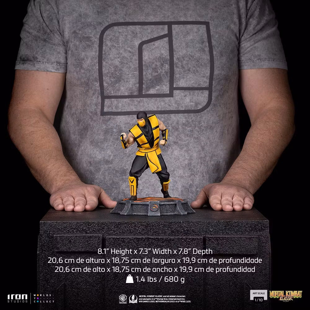 Mortal Kombat Ninjas Collection Scorpion 1/10 Art Scale heo Exclusive Statue