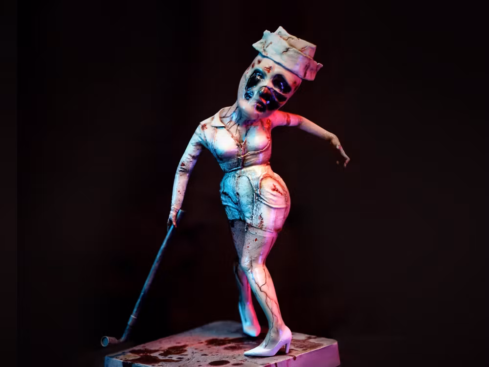 Return to Silent Hill DefoStyle Bubble Head Nurse Figure
