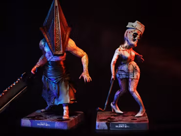 Return to Silent Hill DefoStyle Pyramid Head and Bubble Head Nurse Figure Set