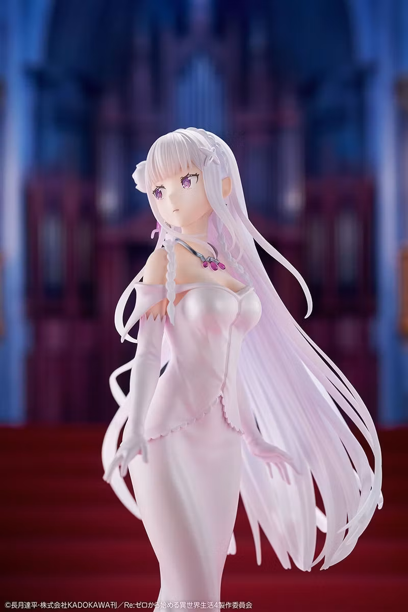 RE:Zero Starting Life in Another World Emilia (Wedding Dress Ver.) 1/7 Scale Figure