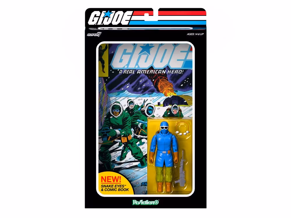 G.I. Joe ReAction+ Snake Eyes Limited Edition Action Figure & Comic Set