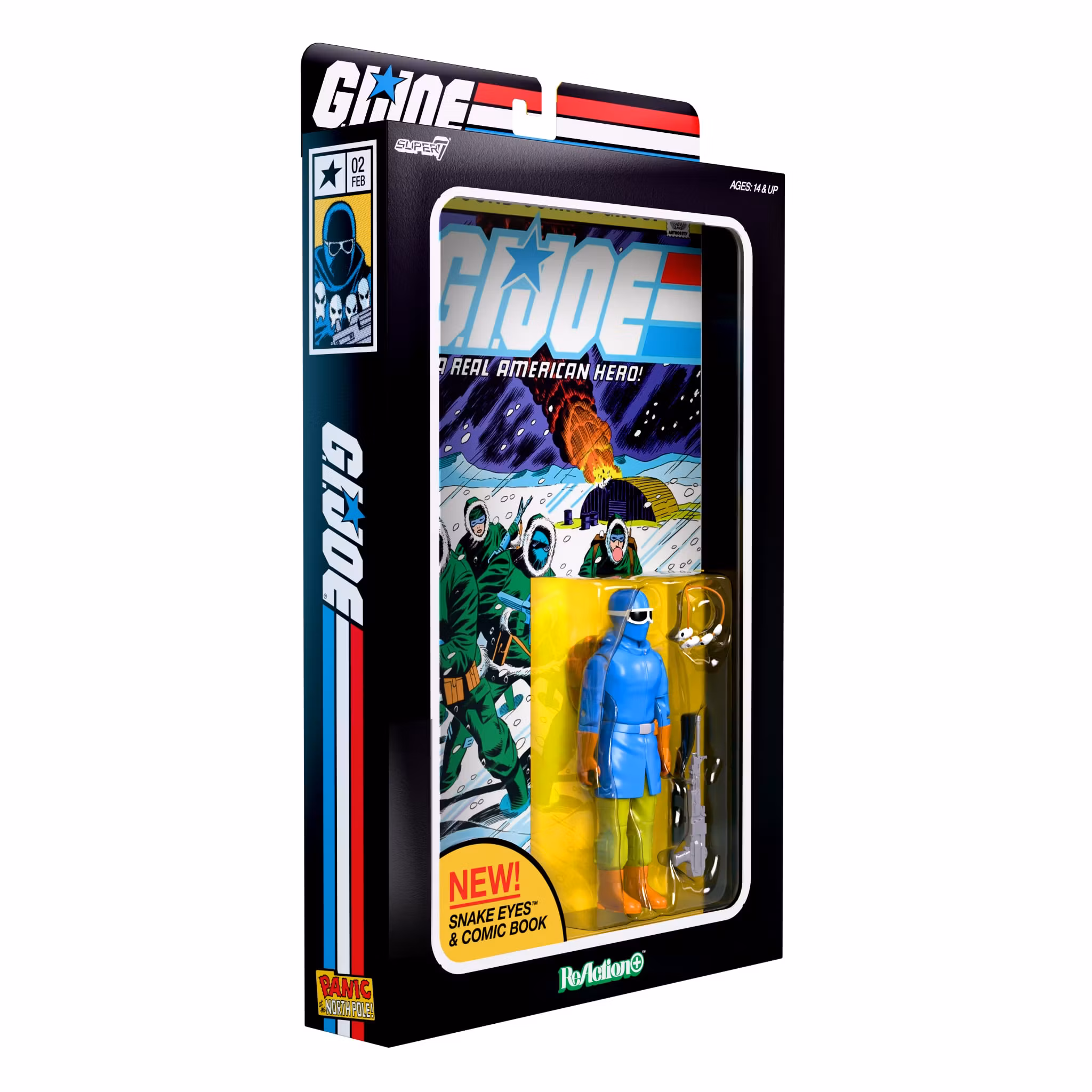 G.I. Joe ReAction+ Snake Eyes Limited Edition Action Figure & Comic Set