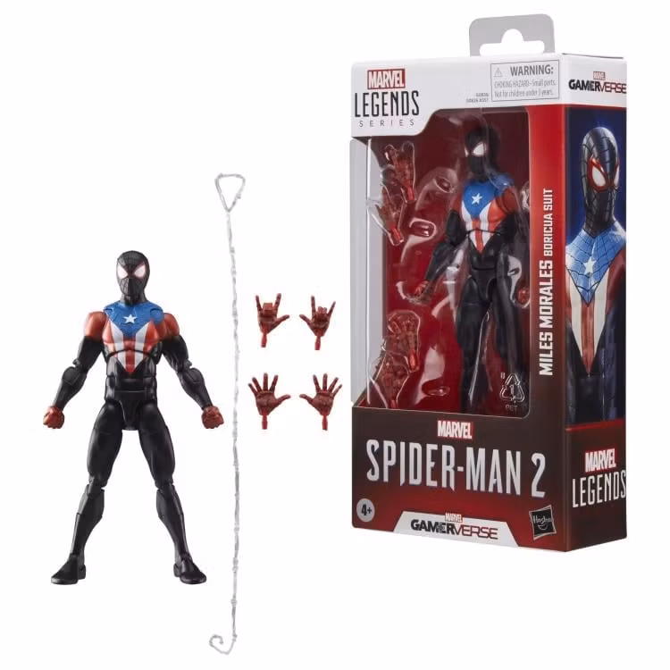 Marvel's Spider-Man 2 Marvel Legends Gamerverse Miles Morales (Boricua Suit) Action Figure
