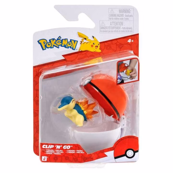Pokémon Clip 'n' Go Action Figure Cyndaquil & Poké Ball
