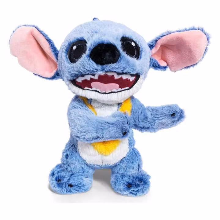 Disney Live Action Plush Figure Stitch with Lei Necklace