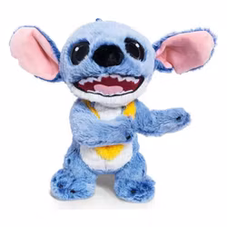 Disney Live Action Plush Figure Stitch with Lei Necklace