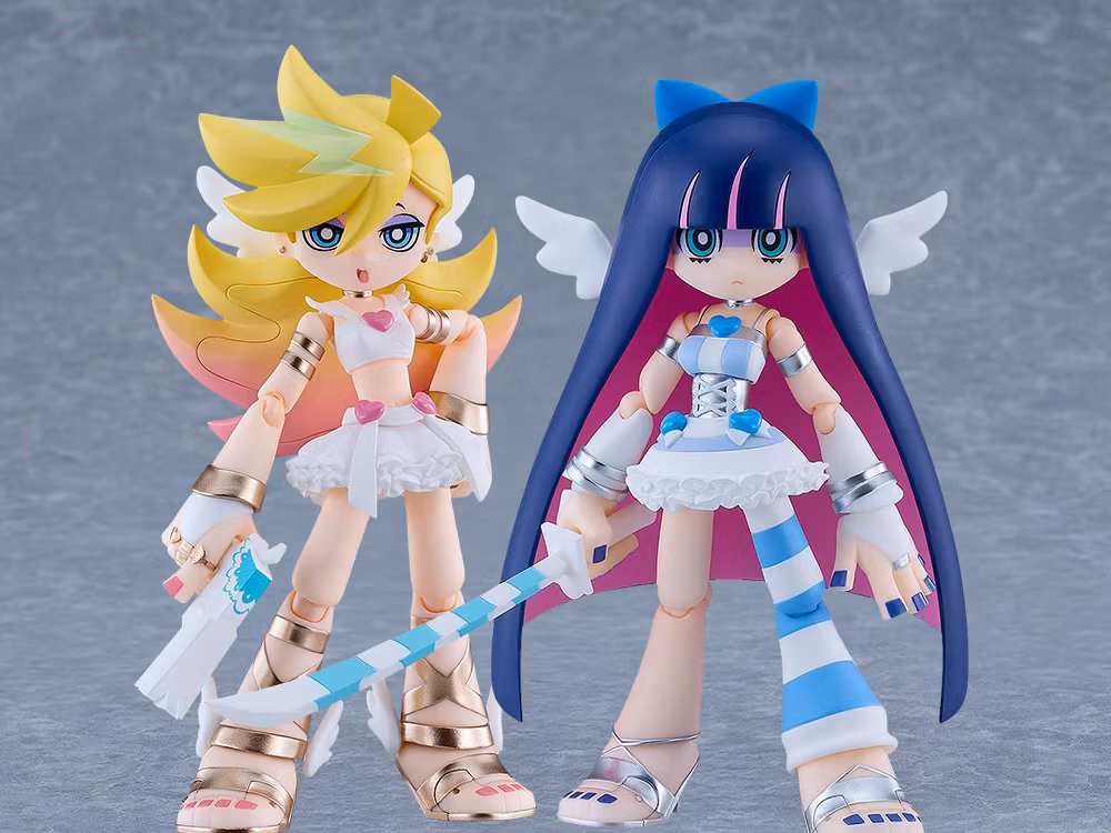 New Panty & Stocking with Garterbelt Figma Panty & Stocking (Angel Ver.) Action Figure Set
