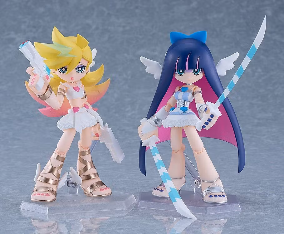 New Panty & Stocking with Garterbelt Figma Panty & Stocking (Angel Ver.) Action Figure Set