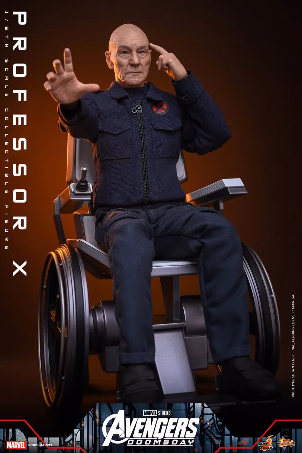 Avengers: Doomsday MMS917 Professor X 1/6th Scale Collectible Figure