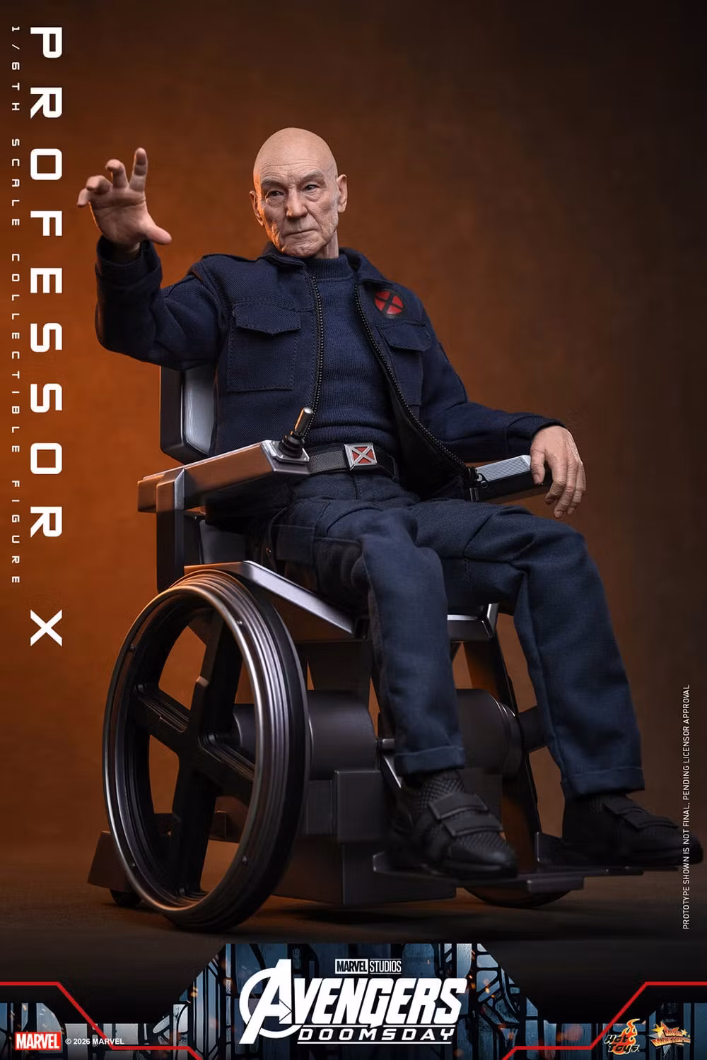 Avengers: Doomsday MMS917 Professor X 1/6th Scale Collectible Figure