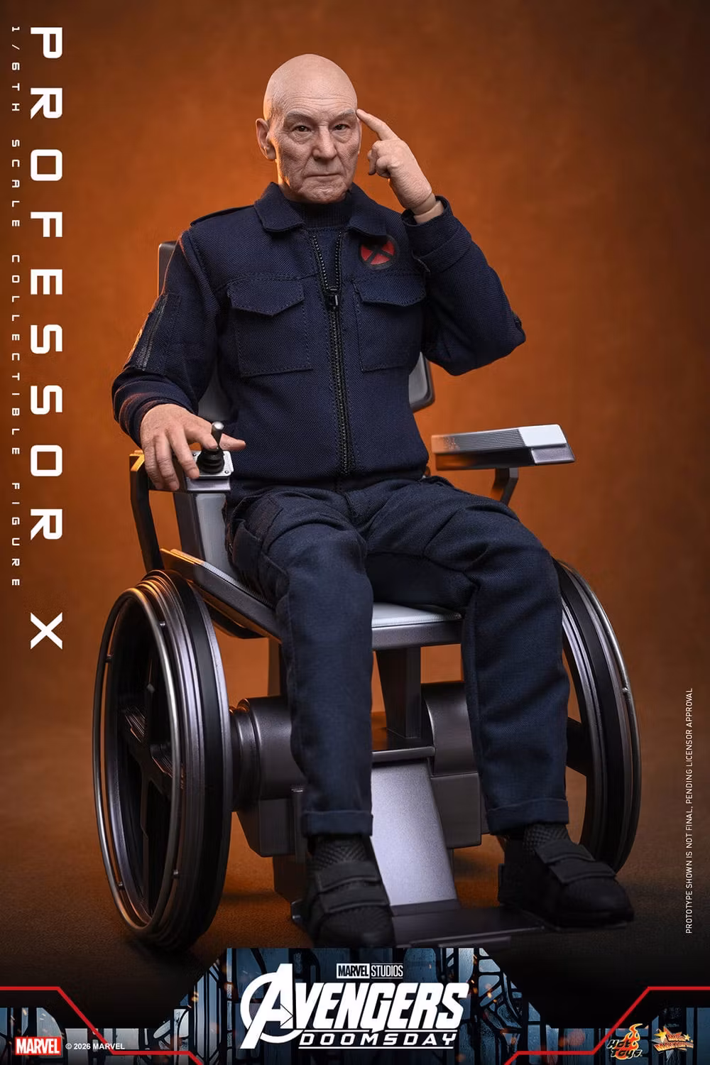 Avengers: Doomsday MMS917 Professor X 1/6th Scale Collectible Figure