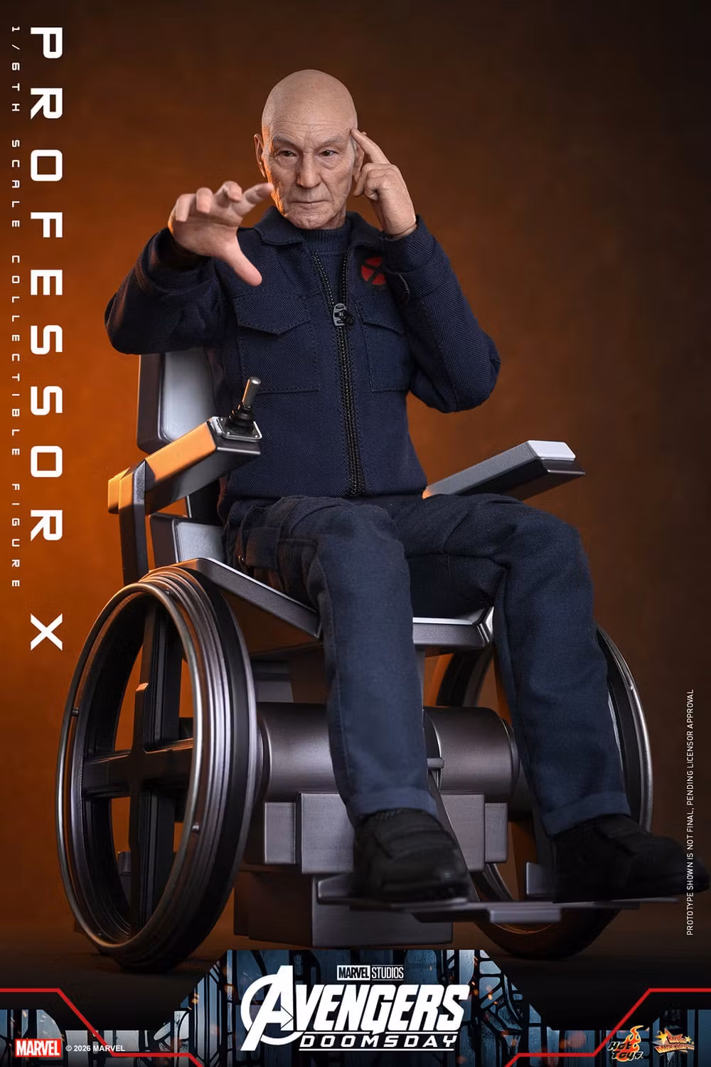 Avengers: Doomsday MMS917 Professor X 1/6th Scale Collectible Figure