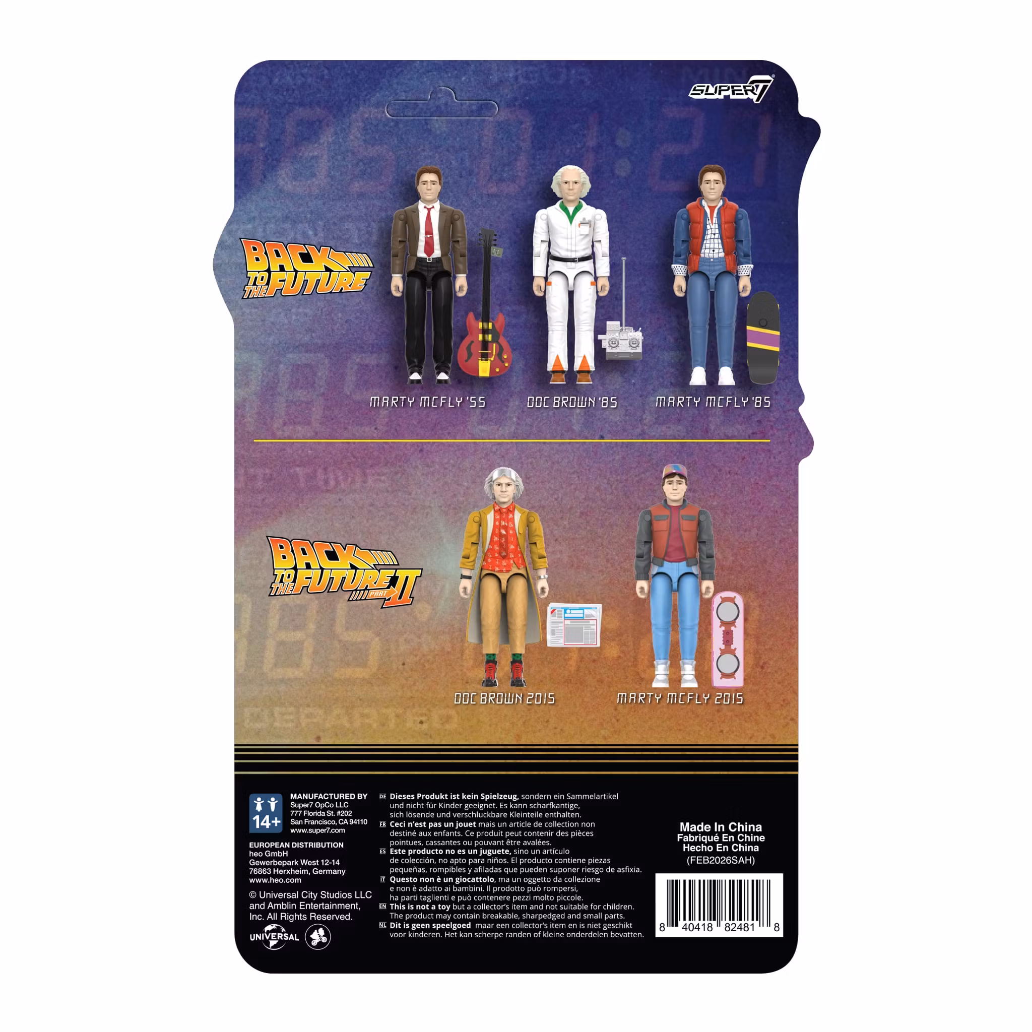 Back to the Future Part II ReAction+ Doc Brown (2015) Action Figure