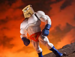 The Ren & Stimpy Show Ultimate Powdered Toast Man Action Figure