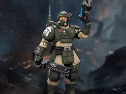 Warhammer 40,000 Astra Militarum Kasrkin 1 with Chainsword and Plasma Pistol 1/18 Scale Action Figure