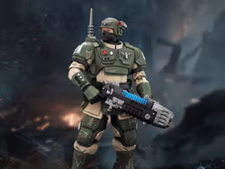 Warhammer 40,000 Astra Militarum Kasrkin 4 with Plasma Gun 1/18 Scale Action Figure