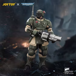 Warhammer 40,000 Astra Militarum Kasrkin 5 with Grenade Launcher 1/18 Scale Action Figure