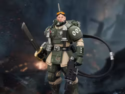 Warhammer 40,000 Astra Militarum Kasrkin 7 with Hot-shot Laspistol and Power Sword 1/18 Scale Action Figure