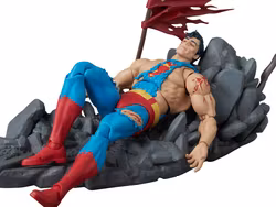 Death of Superman MAFEX No.324 Superman (Battle Damaged Ver.) Action Figure