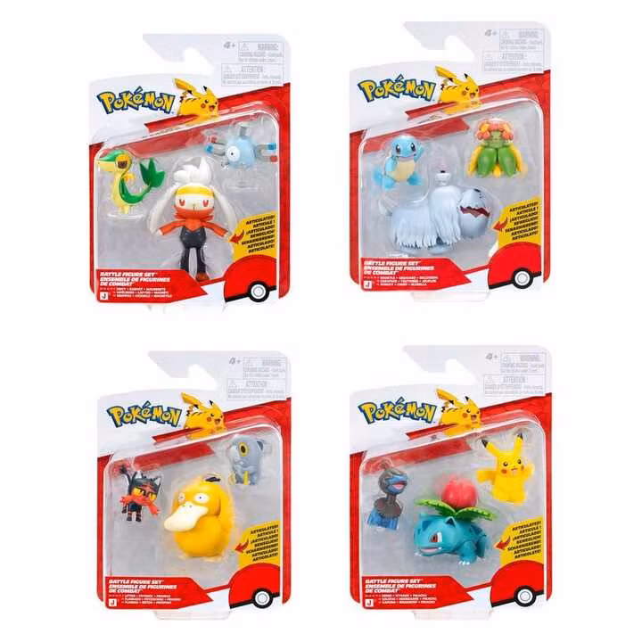 Pokemon Battle Figure Action Figures 3-Pack Ver. 29 Set