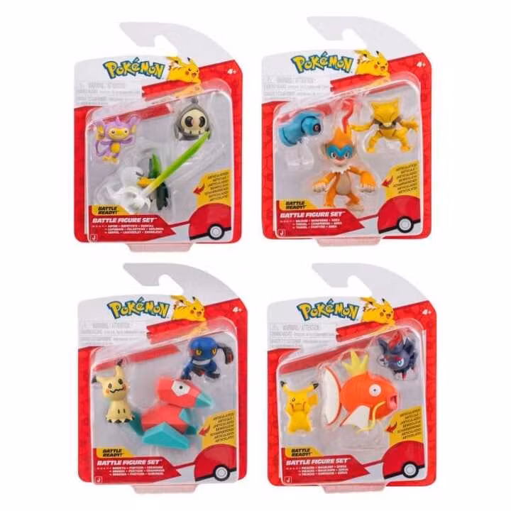 Pokemon Battle Figure Action Figures 3-Pack Ver. 25 Set