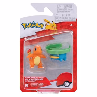 Pokemon Battle Figure 2-Pack Lotad & Charmander