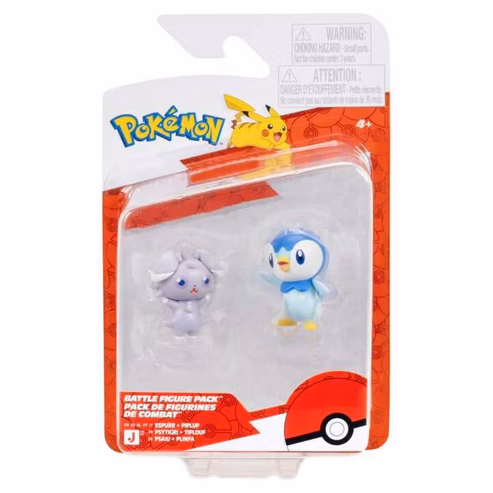 Pokemon Battle Figure 2-Pack Espurr & Piplup