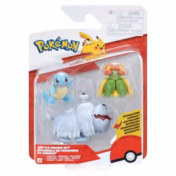 Pokemon Battle Figure 3-Pack Squirtle, Greavard & Bellossom
