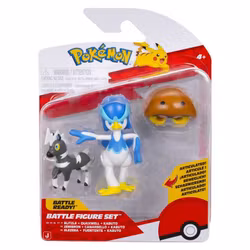 Pokemon Battle Figure 3-Pack Blitzle, Kabuto & Quaxwell