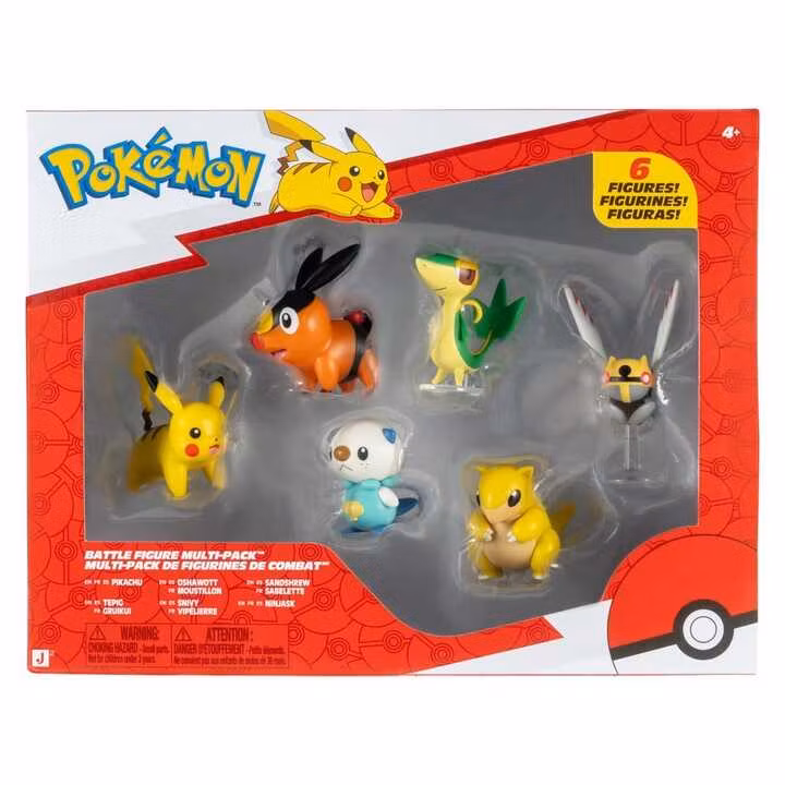 Pokemon Battle Figure 6-Pack