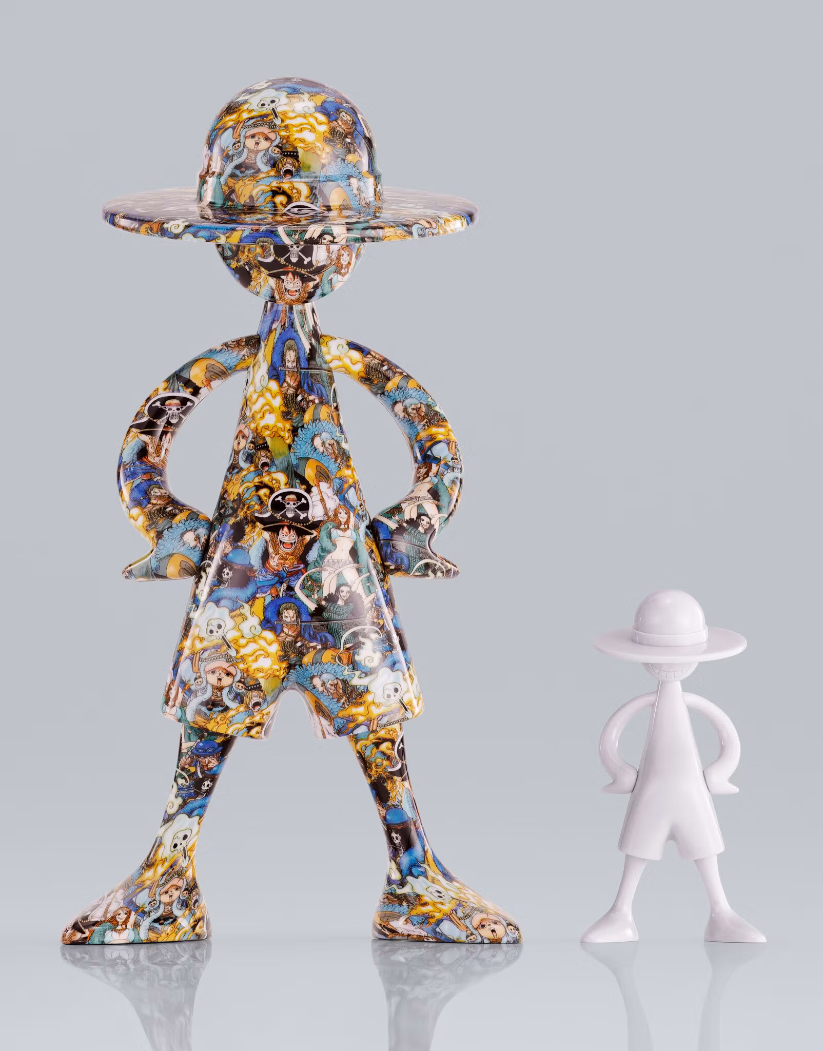 One Piece Luffy's ArtCanvas 20th Anniversary 1/8 Scale Figure