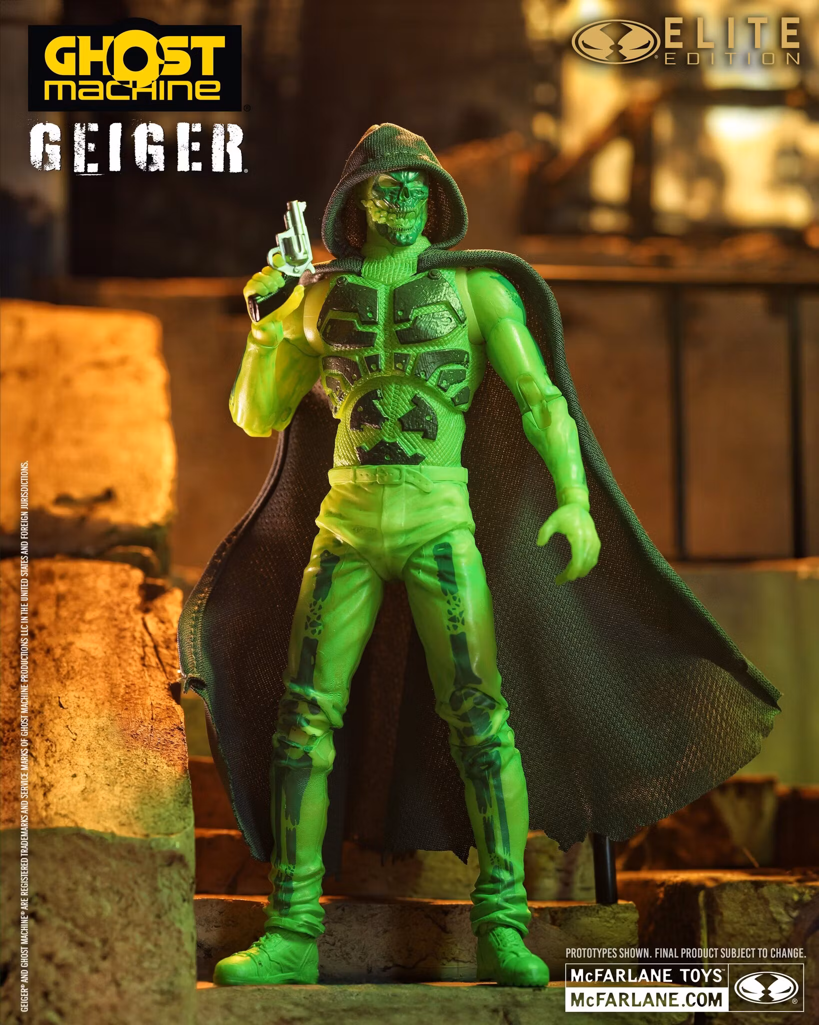 Ghost Machine McFarlane Elite Edition #15 Geiger Deluxe Action Figure