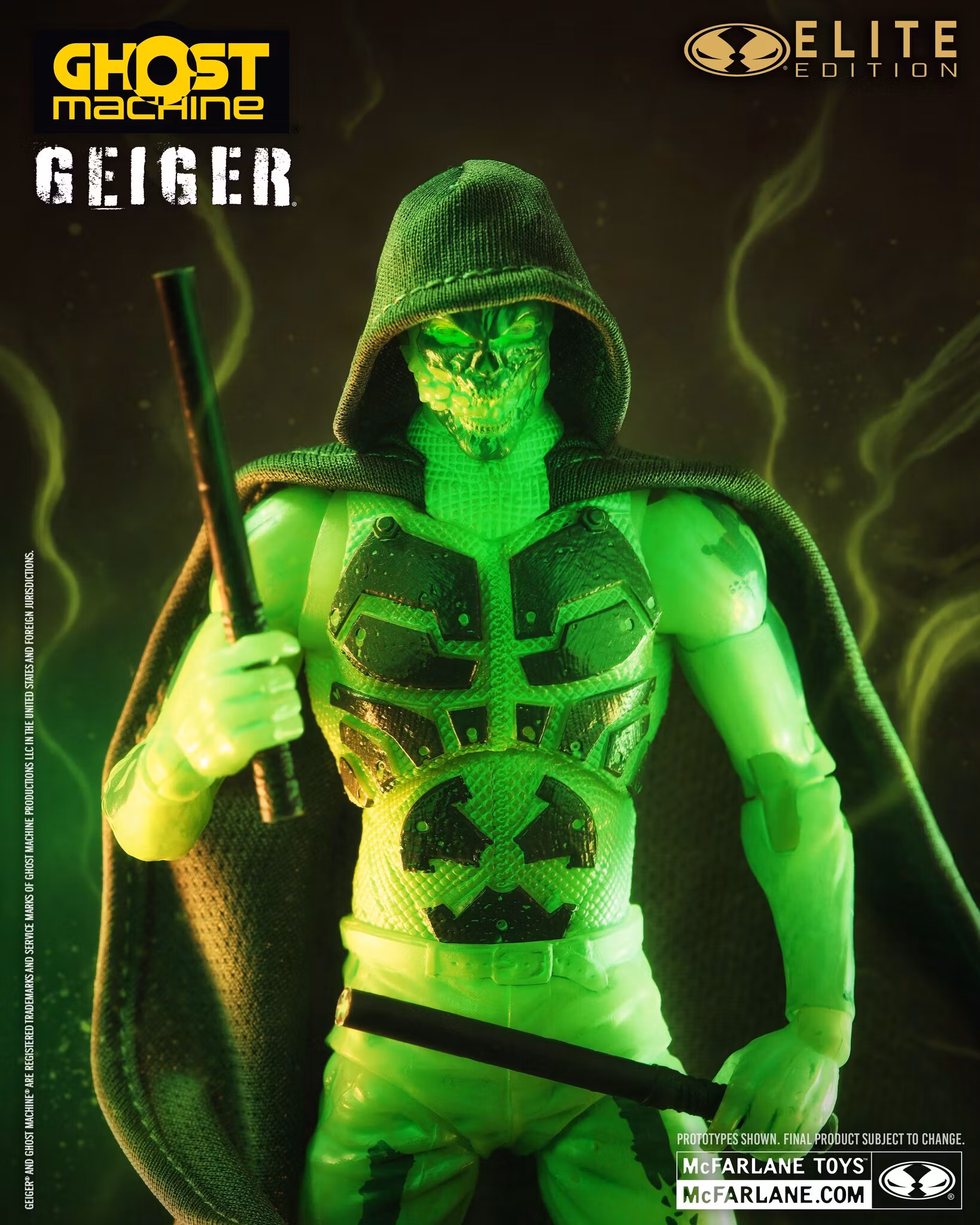 Ghost Machine McFarlane Elite Edition #15 Geiger Deluxe Action Figure