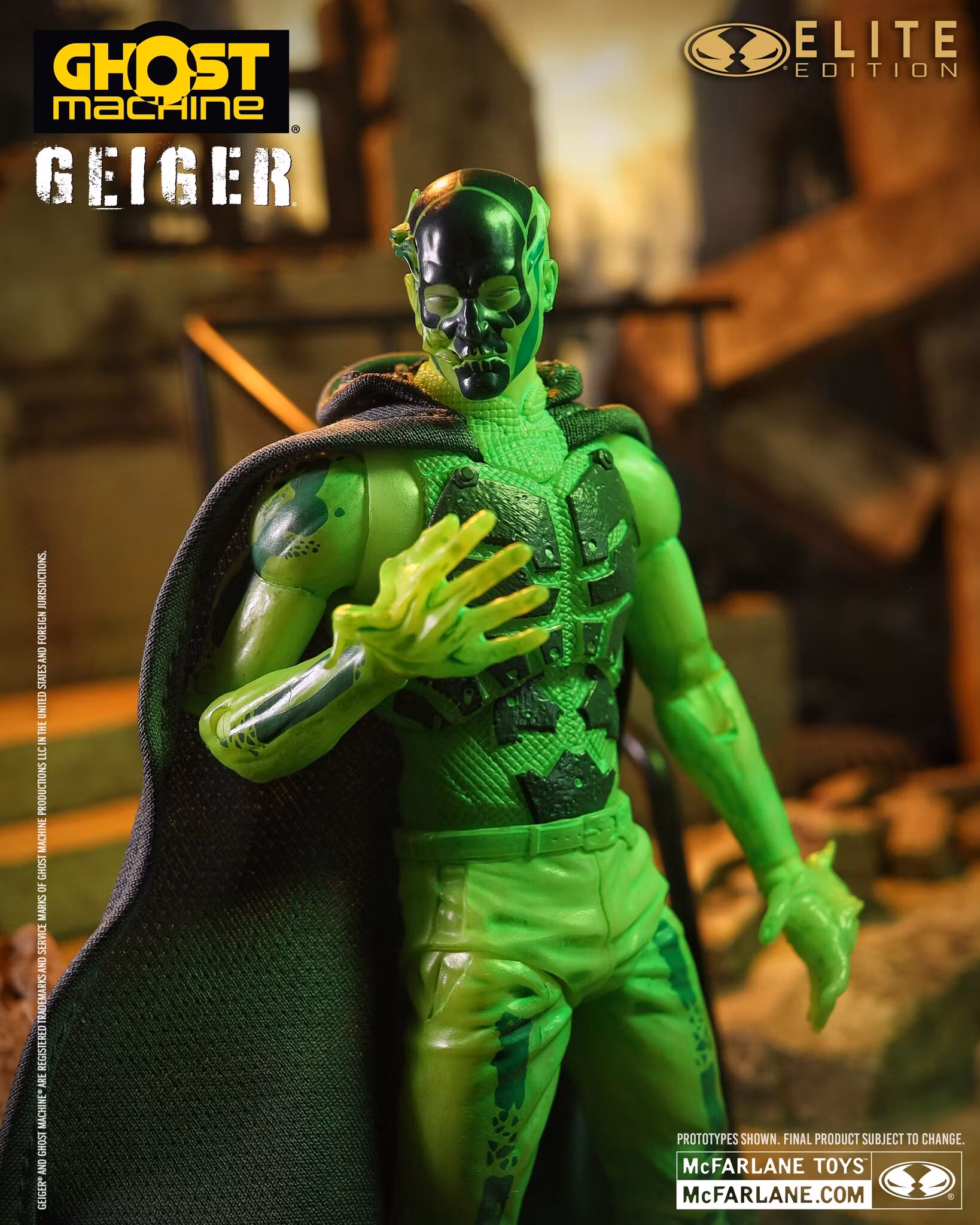 Ghost Machine McFarlane Elite Edition #15 Geiger Deluxe Action Figure