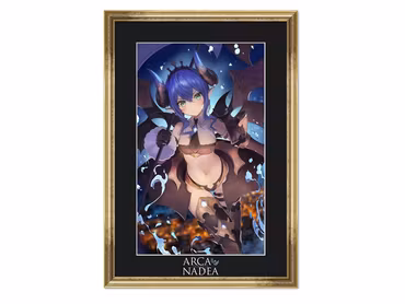 Arcanadea Chara Fine Graph Art Print Velretta